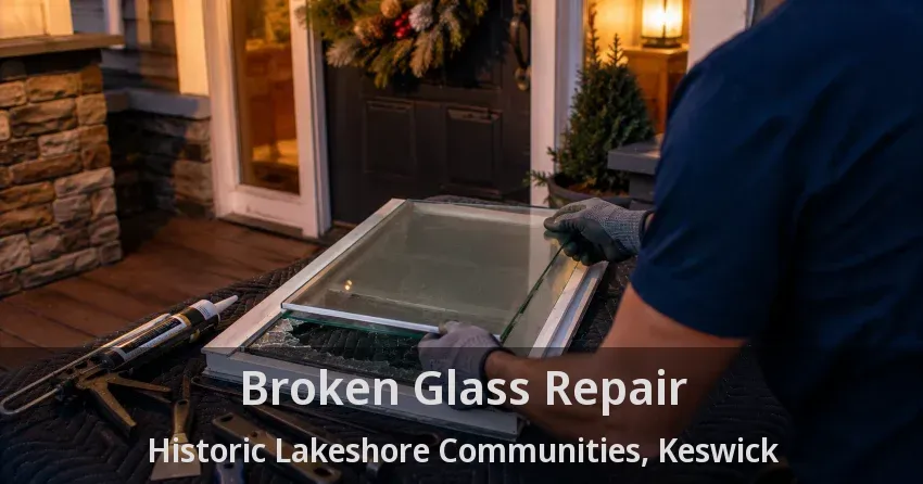 Broken Glass Repair Historic Lakeshore Communities, Keswick - ON