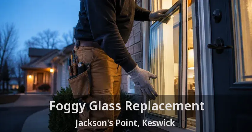 Foggy Glass Replacement Jackson's Point, Keswick - ON