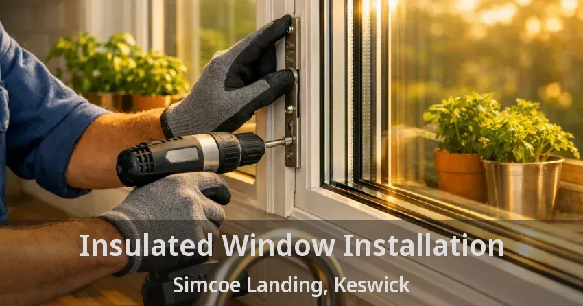 Insulated Window Installation Simcoe Landing, Keswick - ON