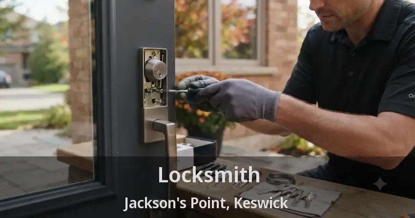 Locksmith Jackson's Point, Keswick - ON