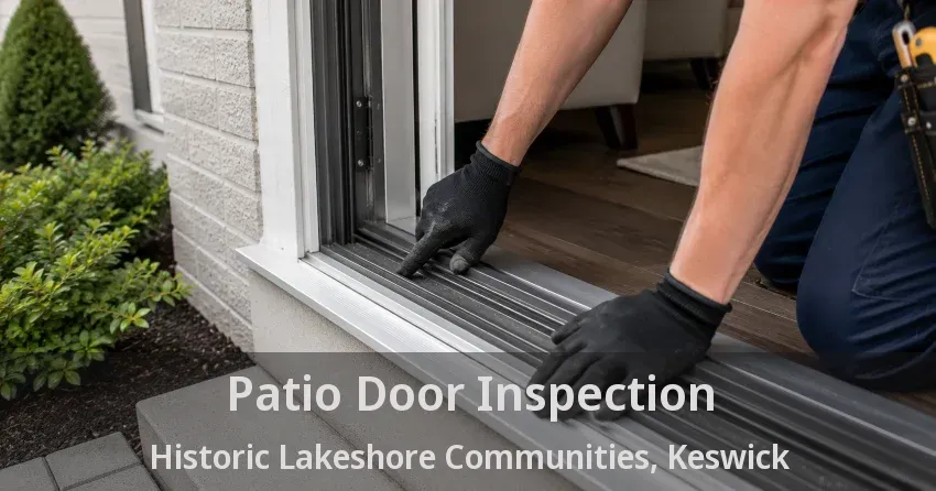 Patio Door Inspection Historic Lakeshore Communities, Keswick - ON