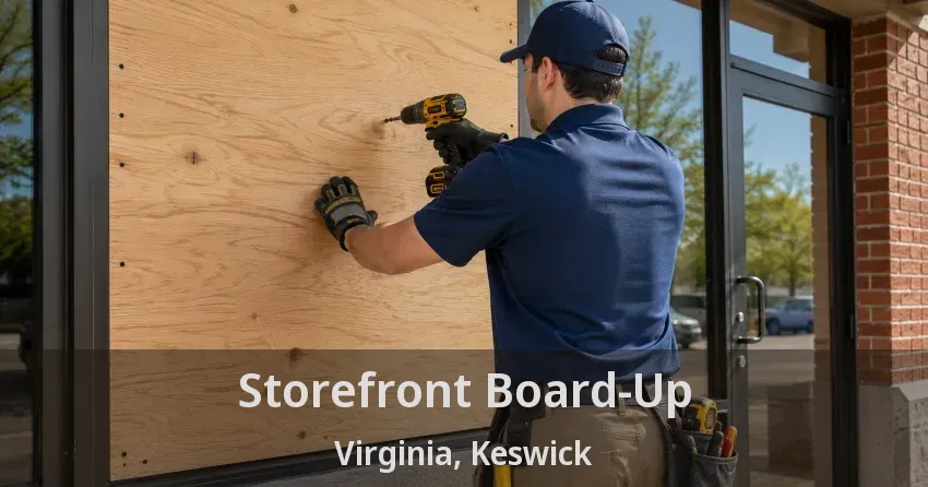 Storefront Board-Up Virginia, Keswick - ON