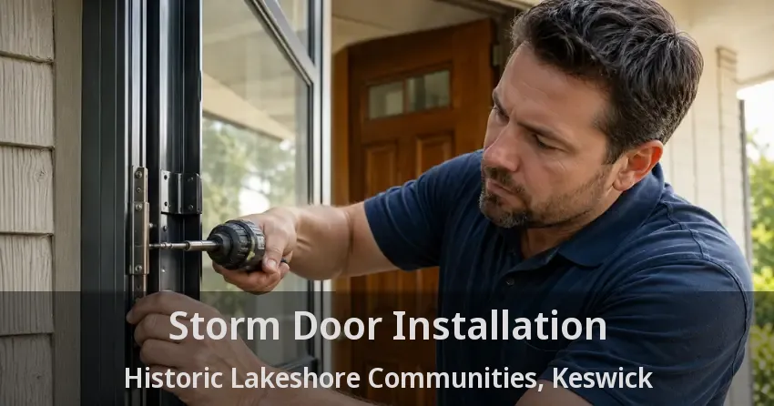 Storm Door Installation Historic Lakeshore Communities, Keswick - ON