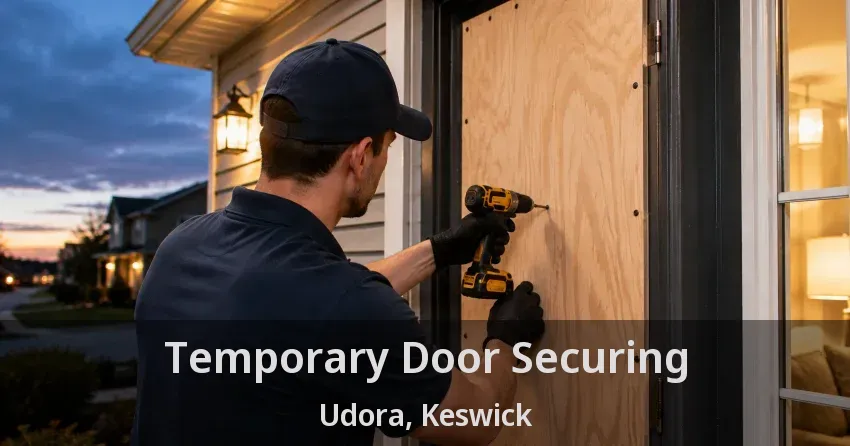Temporary Door Securing Udora, Keswick - ON