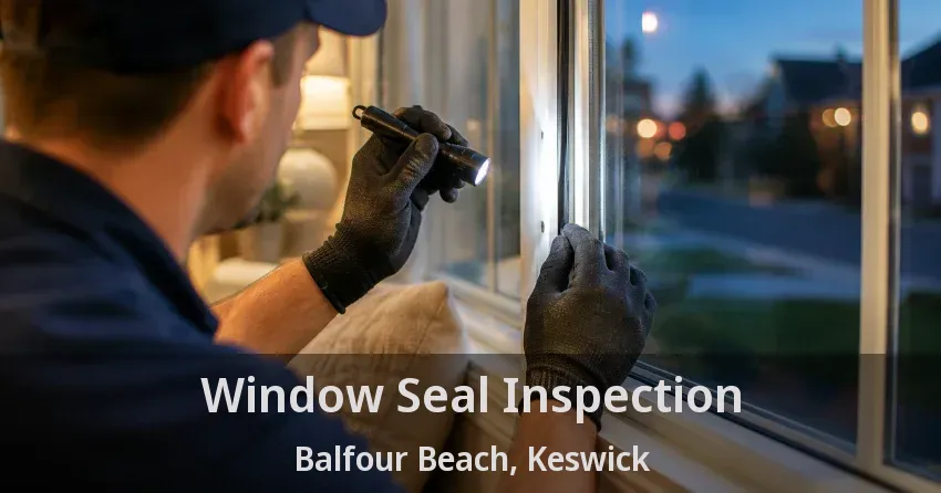 Window Seal Inspection Balfour Beach, Keswick - ON