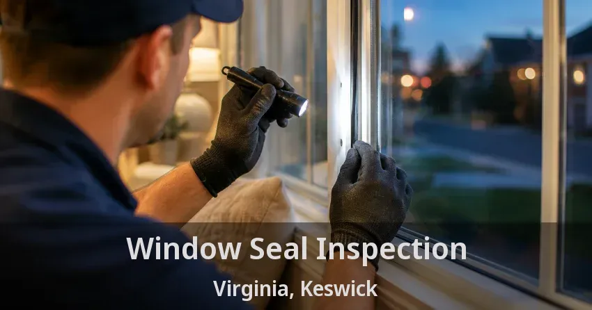 Window Seal Inspection Virginia, Keswick - ON