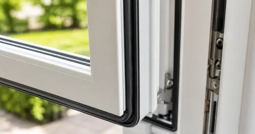 casement window cranked fully open in a Keswick South, Keswick home
