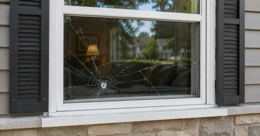 technician measuring window opening for emergency glass replacement Pefferlaw, Keswick