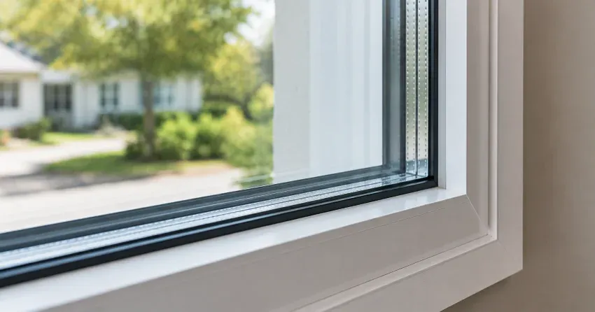 technician replacing window weatherstripping in Roches Point, Keswick home