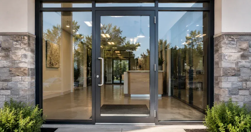 glass door installation sliding patio door in Sutton West, Keswick